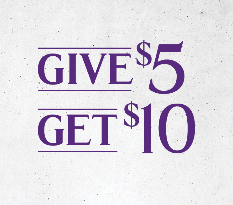 Give 5 Get 10 Promotion Image